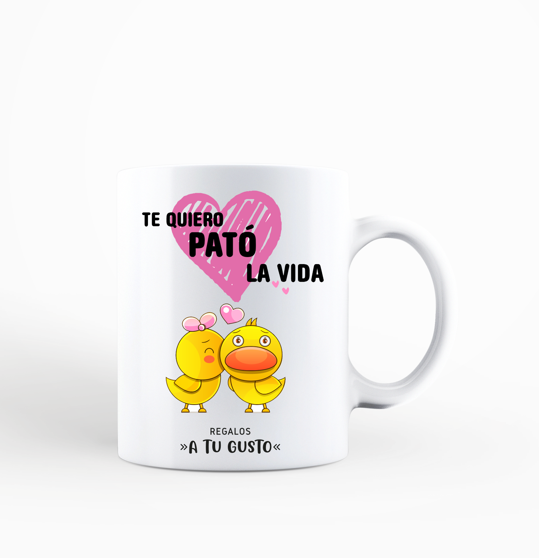 taza te quiero pa to la vida
