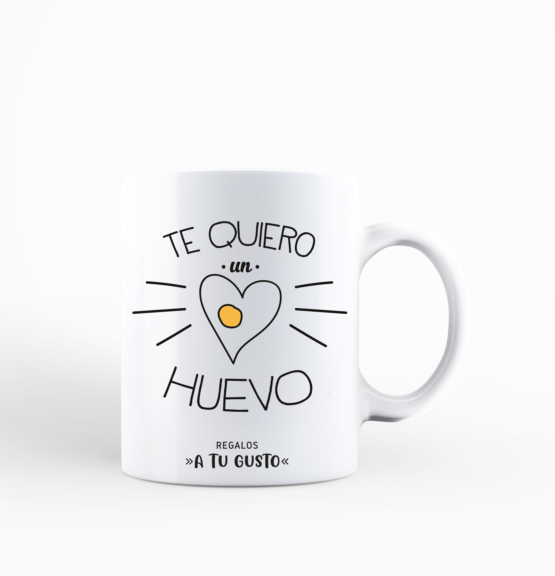 taza te quiero un huevo