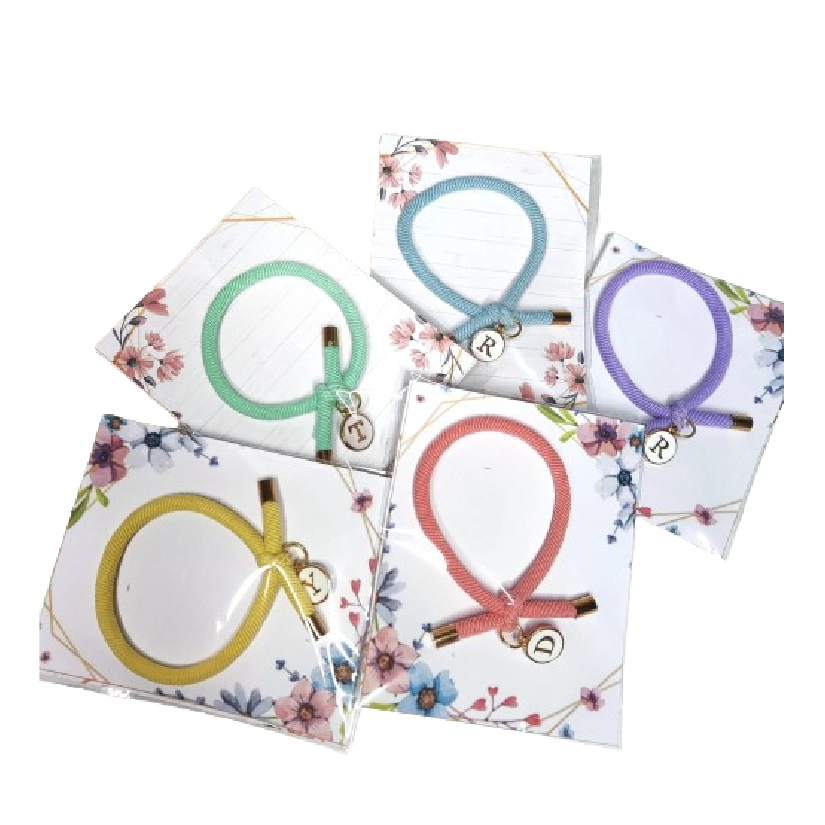 pulseras con inicial