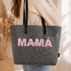 Bolso Fieltro Mamá Personalizado