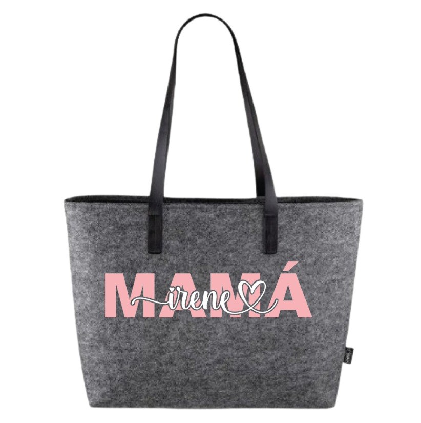 Bolso Fieltro Mamá Personalizado - Imagen 2