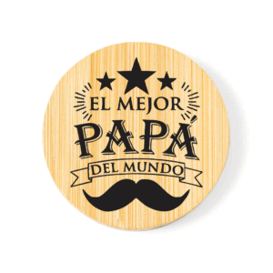 Abridor de madera el mejor papá del mundo