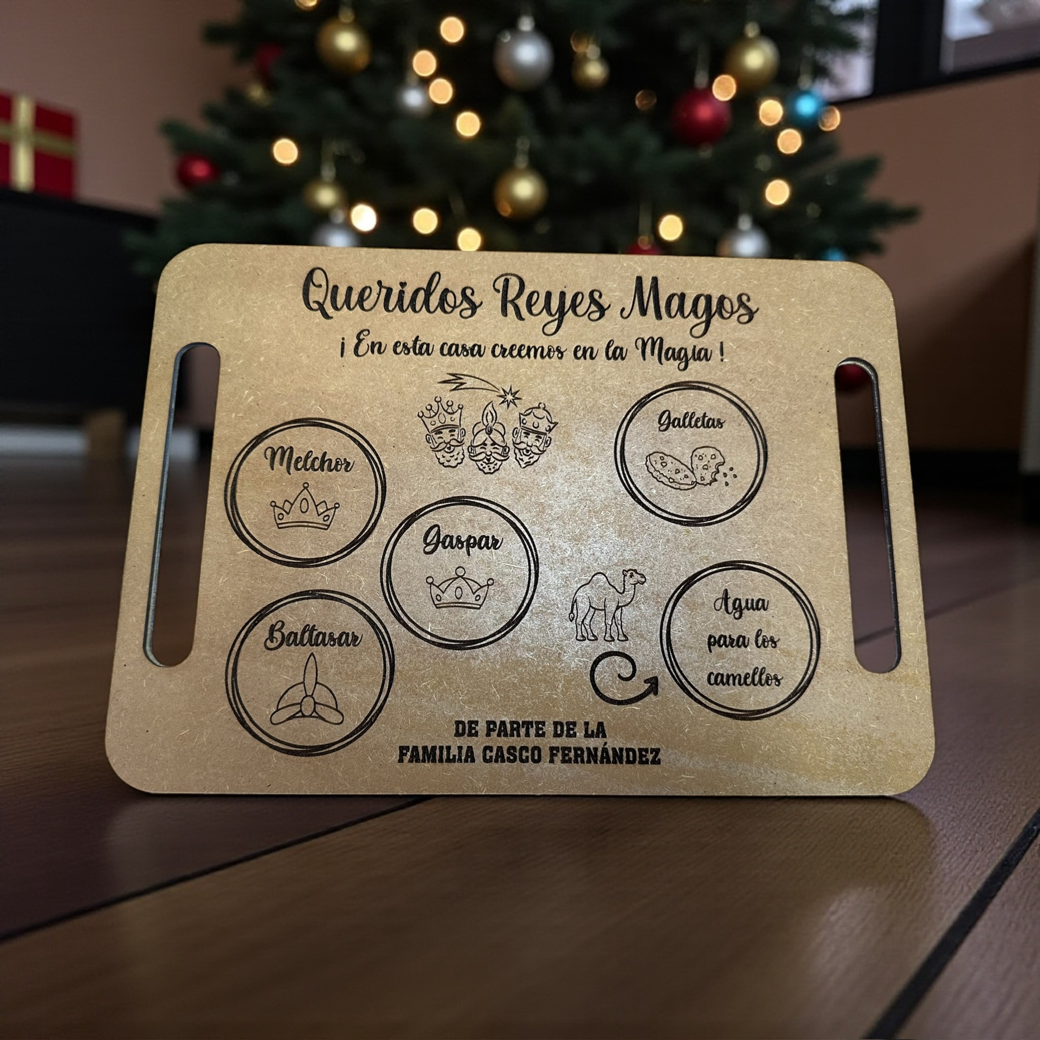 Bandeja Reyes Magos Personalizada