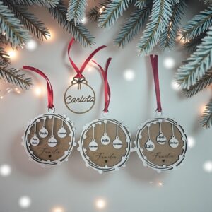 Bolas navideñas personalizadas