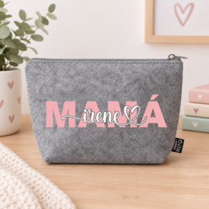 Neceser de fieltro personalizado Mamá